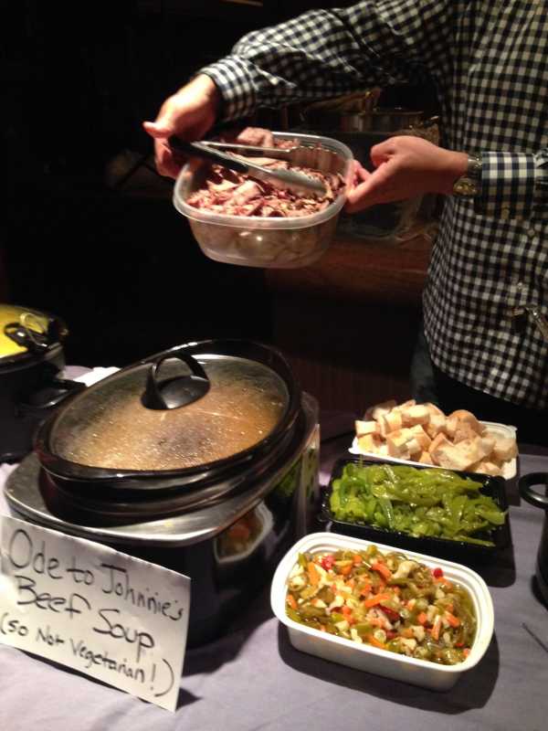 Johnnie's Beef soup set up.jpg
