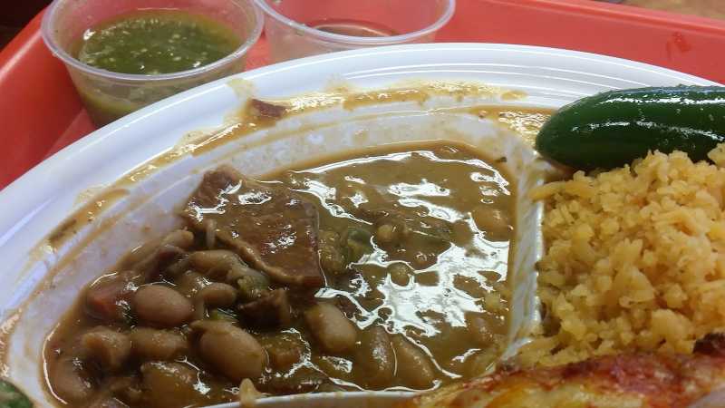 el rey del pollo asado beans.jpg