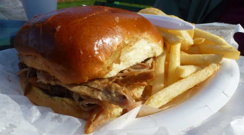 Russell's BBQ  Smoked Pork 1.JPG